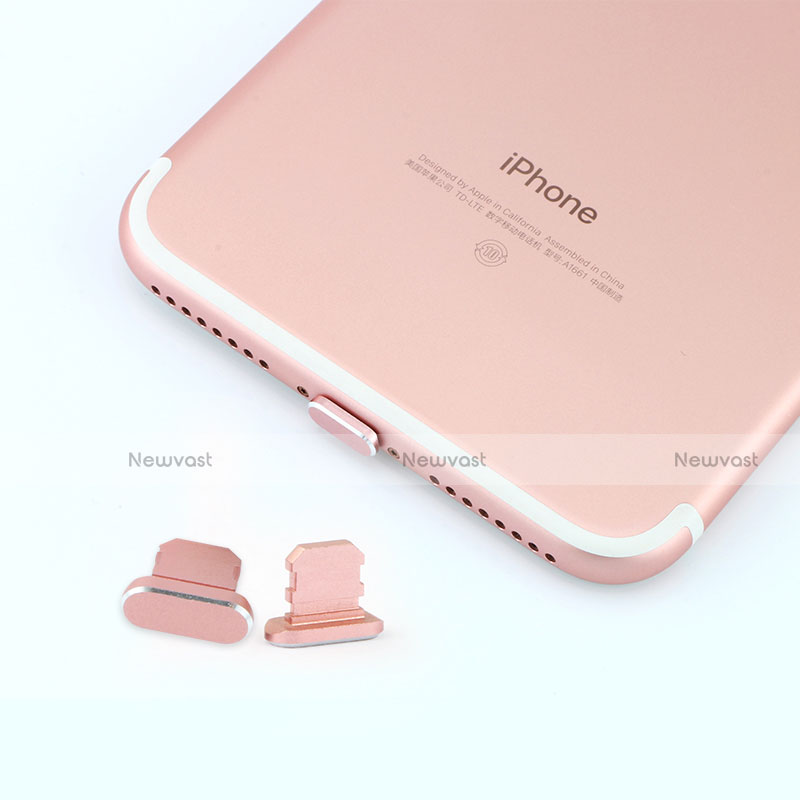 Anti Dust Cap Lightning Jack Plug Cover Protector Plugy Stopper Universal J06 for Apple iPad New Air (2019) 10.5 Gold