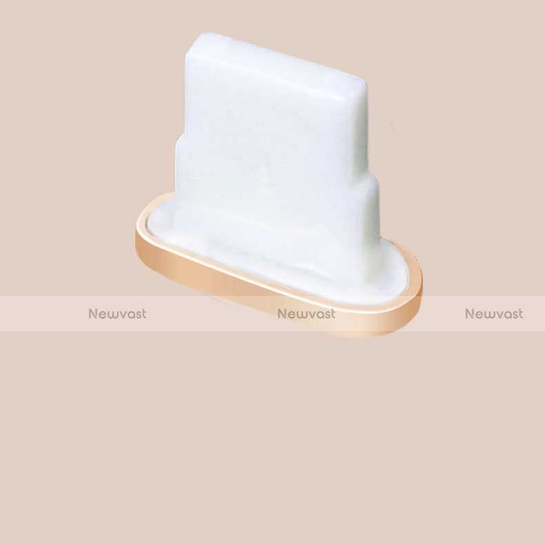 Anti Dust Cap Lightning Jack Plug Cover Protector Plugy Stopper Universal J07 for Apple iPhone 11 Pro Max Gold