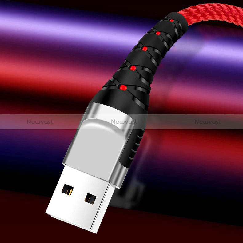 Charger Lightning USB Data Cable Charging Cord and Android Micro USB Type-C 5A H03 for Apple iPhone 15 Plus