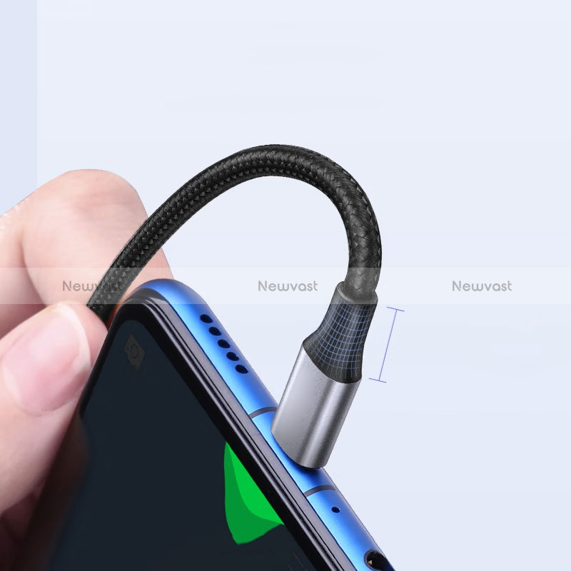 Charger Micro USB Data Cable Charging Cord Android Universal 2A H01 for Apple iPhone 15 Gray