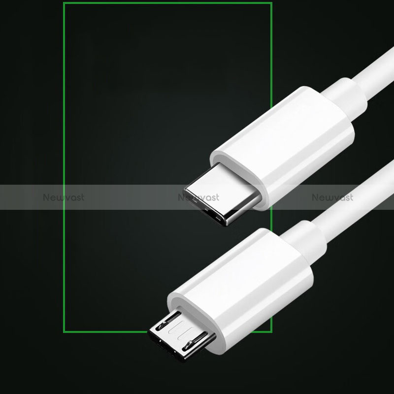 Charger Micro USB Data Cable Charging Cord Android Universal 2A H02 for Apple iPad Air 5 10.9 (2022) White