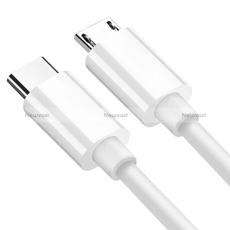 Charger Micro USB Data Cable Charging Cord Android Universal 2A H02 for Apple iPad Air 5 10.9 (2022) White