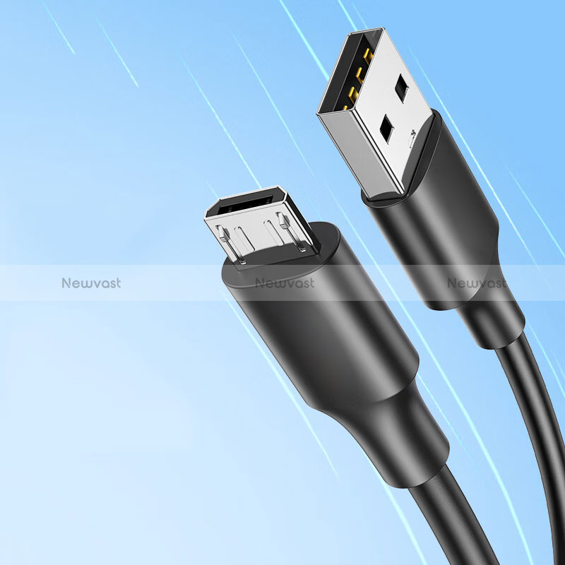 Charger Micro USB Data Cable Charging Cord Android Universal 2A H03 for Apple iPad Pro 11 (2022) Black