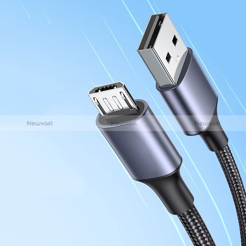 Charger Micro USB Data Cable Charging Cord Android Universal 2A H03 for Apple iPad Pro 11 (2022) Blue