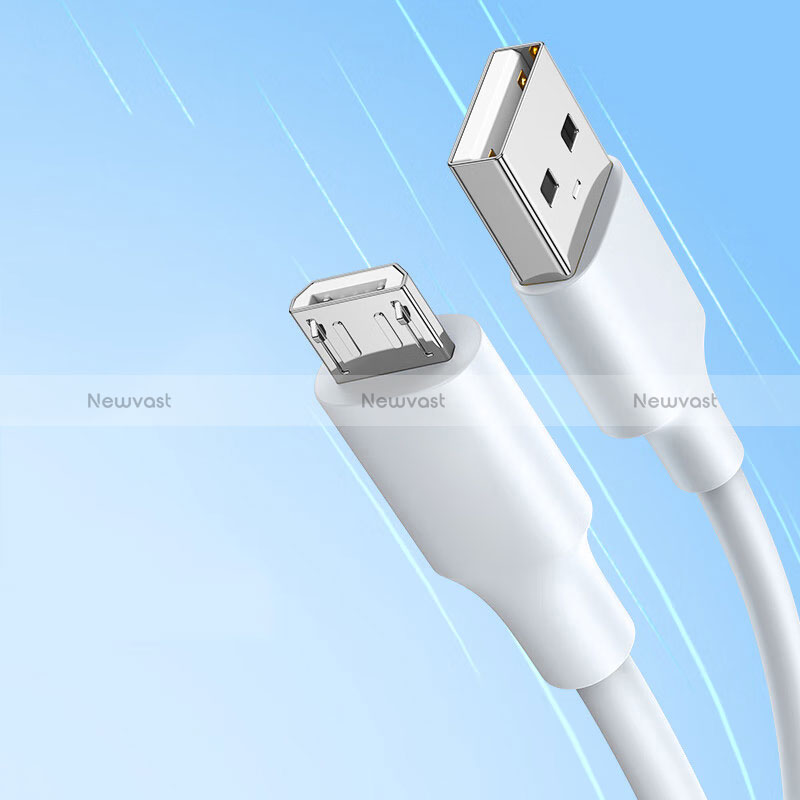 Charger Micro USB Data Cable Charging Cord Android Universal 2A H03 for Apple iPad Pro 11 (2022) White