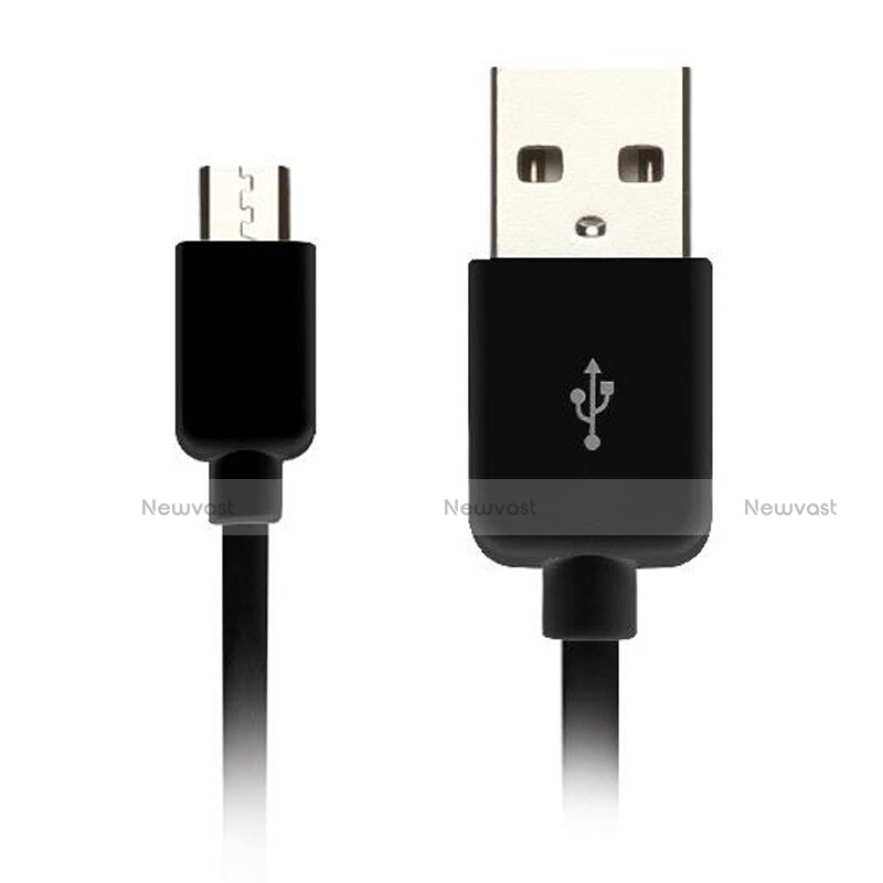 Charger Micro USB Data Cable Charging Cord Android Universal A02 Black