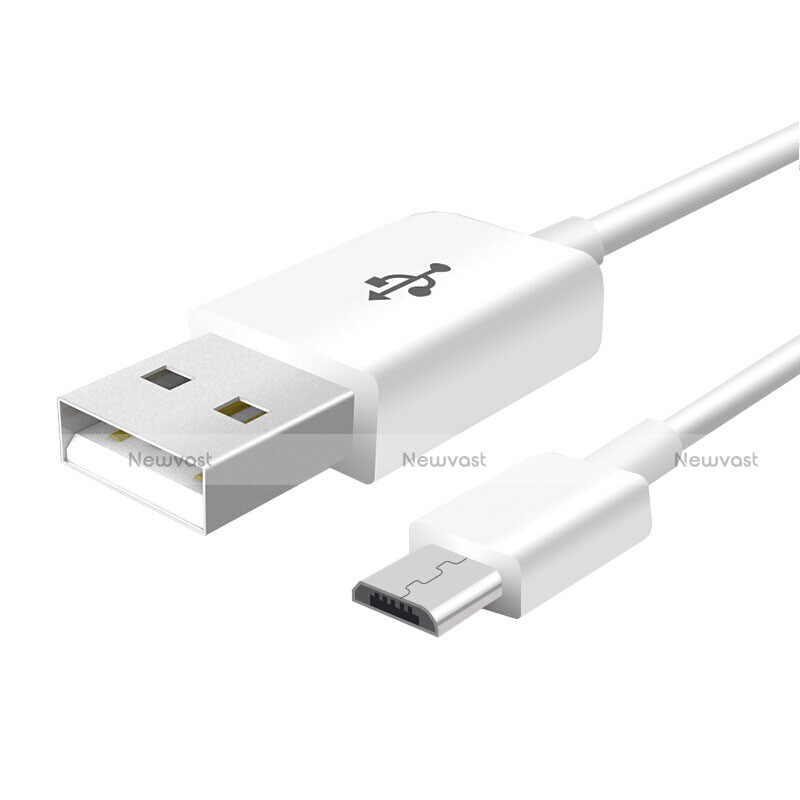 Charger Micro USB Data Cable Charging Cord Android Universal A02 White