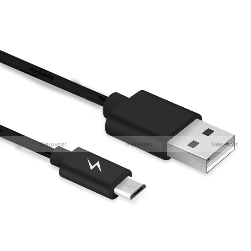 Charger Micro USB Data Cable Charging Cord Android Universal A03 Black