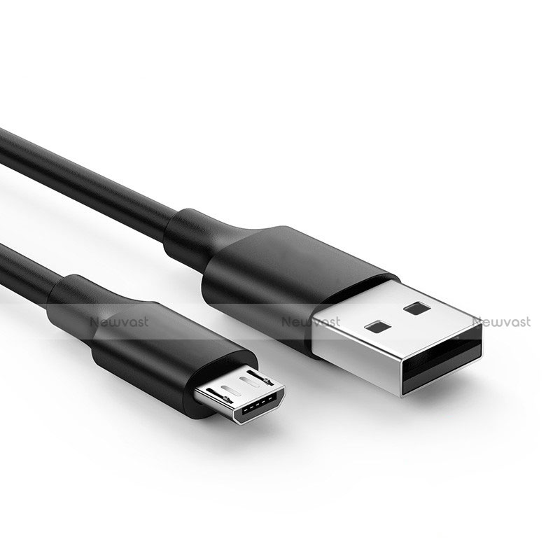 Charger Micro USB Data Cable Charging Cord Android Universal A20 Black