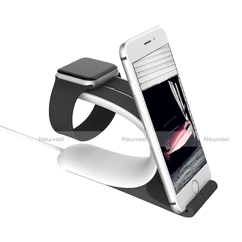 Charger Stand Holder Charging Docking Station C05 for Apple iWatch 5 40mm Silver