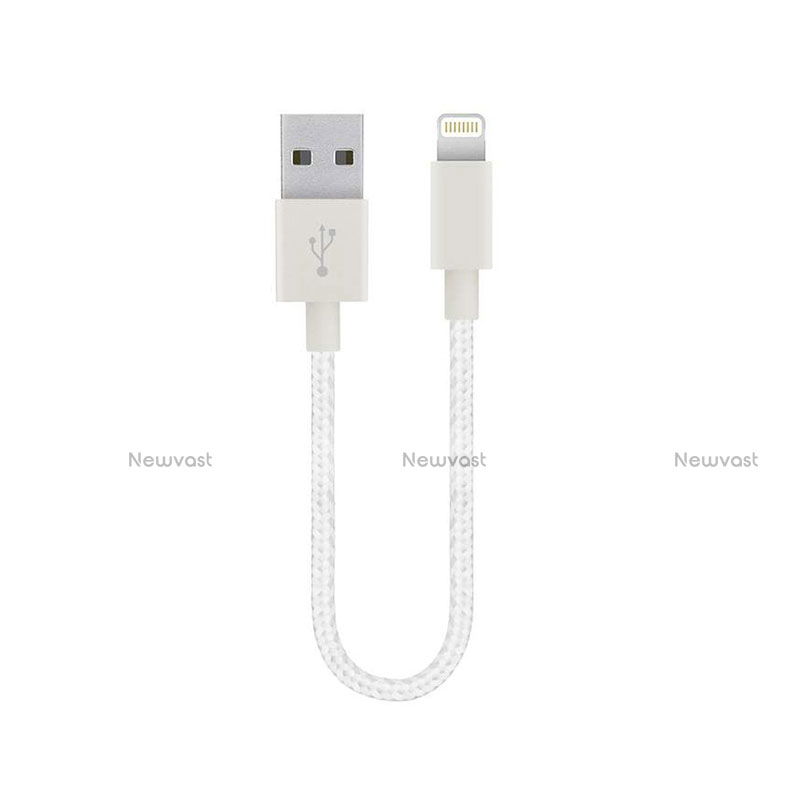 Charger USB Data Cable Charging Cord 15cm S01 for Apple iPhone 14 Plus