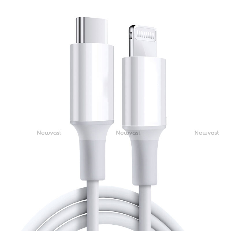 Charger USB Data Cable Charging Cord C02 for Apple iPad 10.2 (2020) White