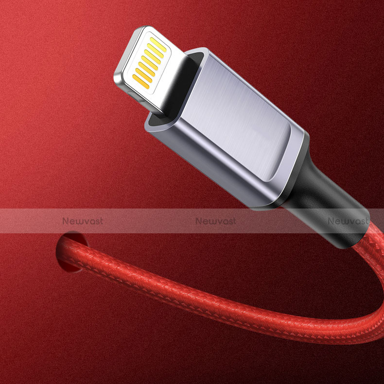 Charger USB Data Cable Charging Cord C03 for Apple iPad Mini 4 Red