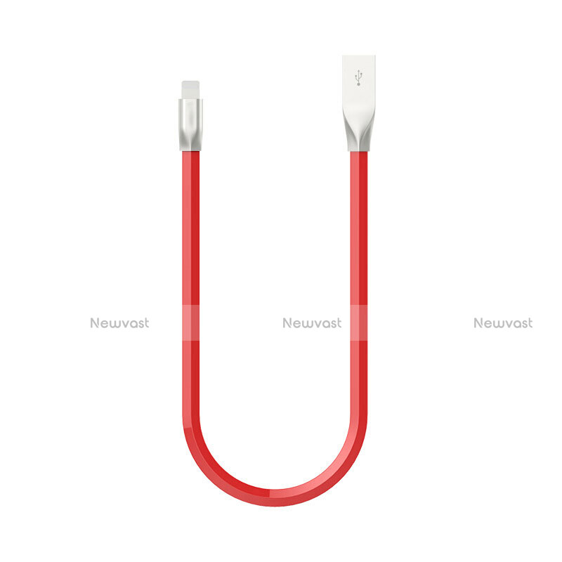 Charger USB Data Cable Charging Cord C06 for Apple iPhone Xs Max Red