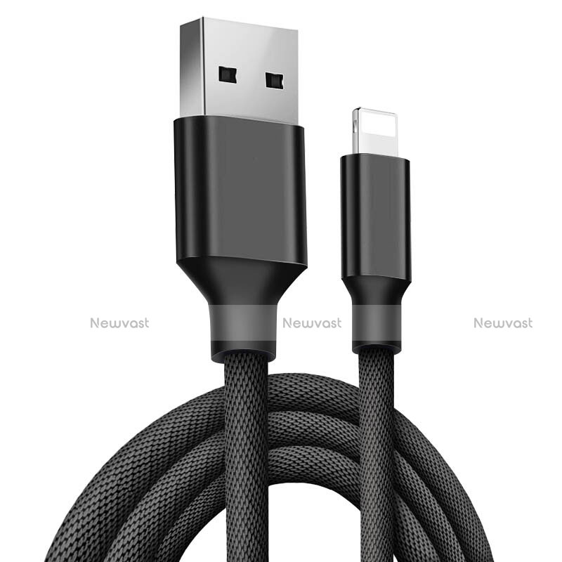 Charger USB Data Cable Charging Cord D06 for Apple iPad 3 Black