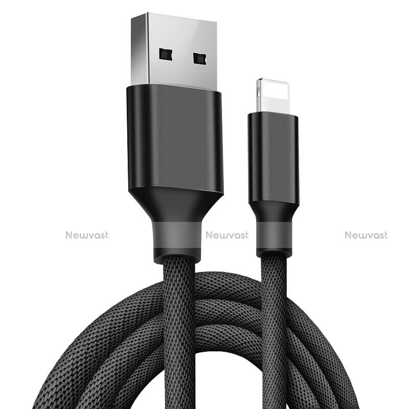 Charger USB Data Cable Charging Cord D06 for Apple iPad 4 Black