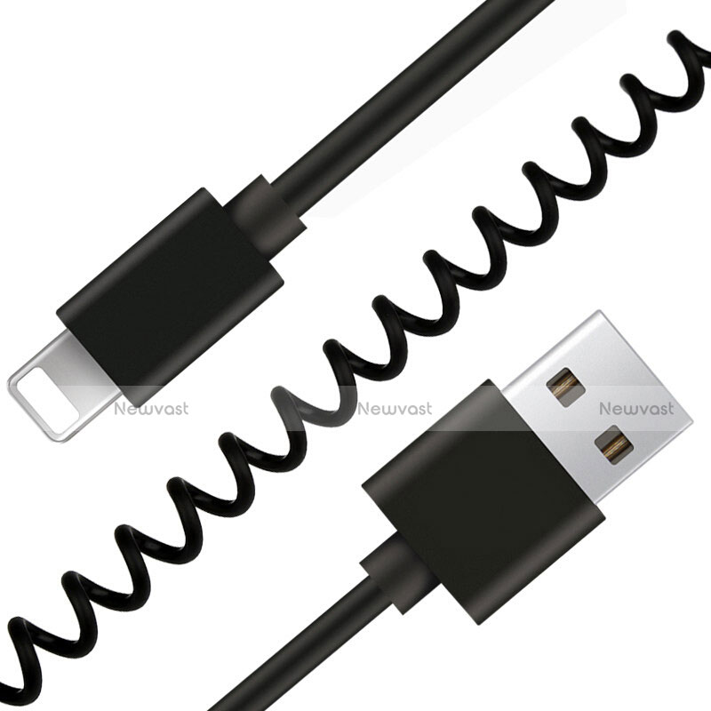 Charger USB Data Cable Charging Cord D08 for Apple iPhone 6 Plus Black