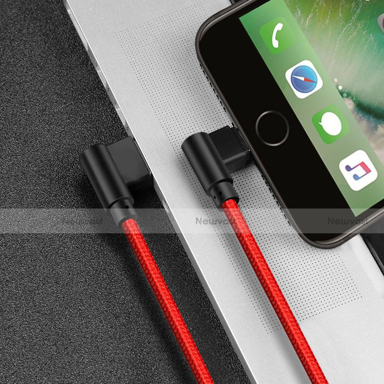 Charger USB Data Cable Charging Cord D15 for Apple iPhone 6 Plus Red