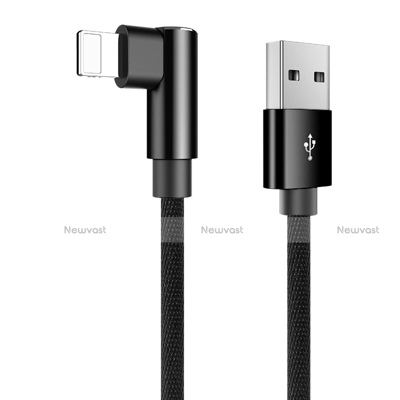 Charger USB Data Cable Charging Cord D16 for Apple iPhone Xs Black