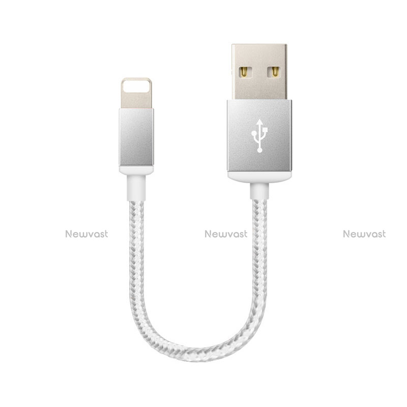 Charger USB Data Cable Charging Cord D18 for Apple iPad 4 Silver