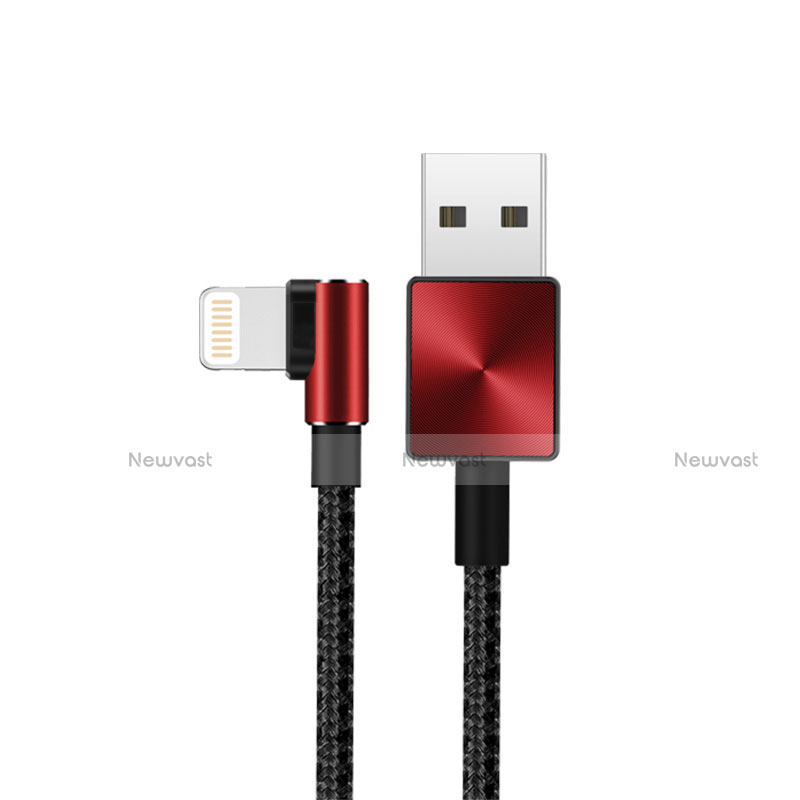 Charger USB Data Cable Charging Cord D19 for Apple iPhone Xs Red