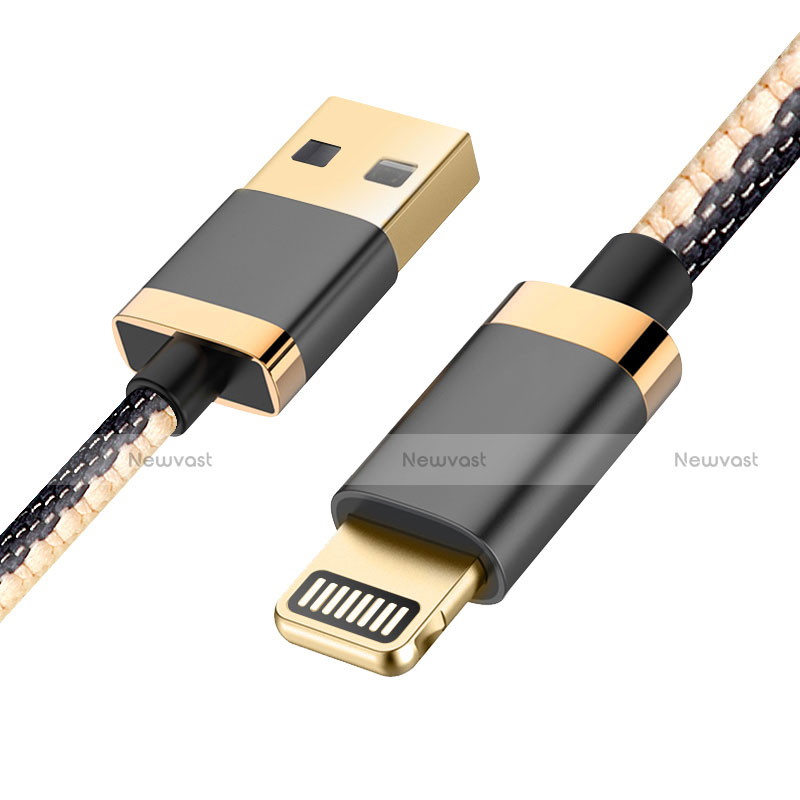 Charger USB Data Cable Charging Cord D24 for Apple iPad Air 2 Black