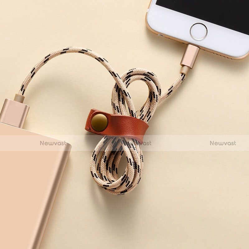 Charger USB Data Cable Charging Cord L05 for Apple iPhone Xs Max Gold