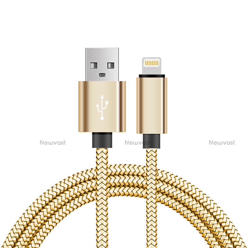 Charger USB Data Cable Charging Cord L07 for Apple iPad Air 2 Gold