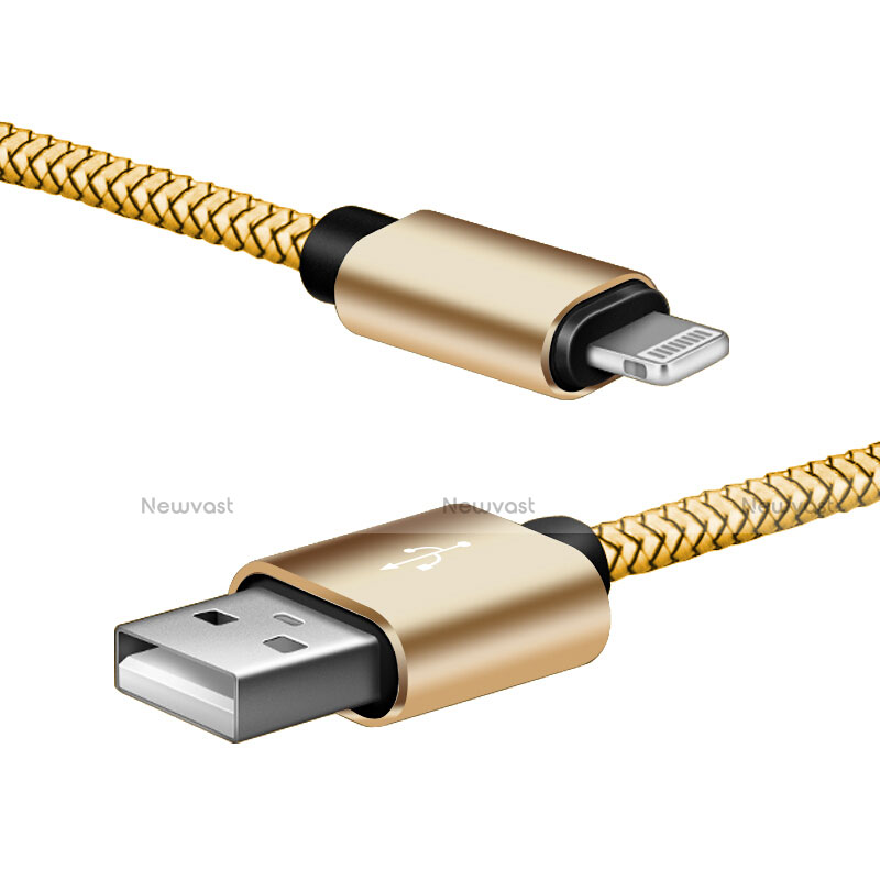 Charger USB Data Cable Charging Cord L07 for Apple iPad Air 2 Gold