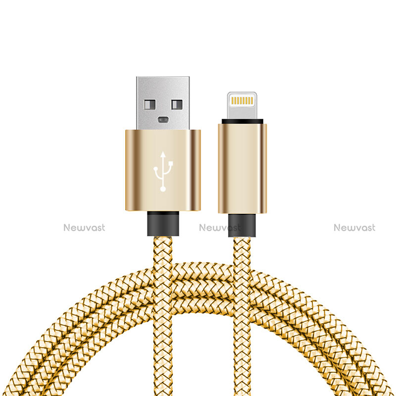 Charger USB Data Cable Charging Cord L07 for Apple iPad Mini 4 Gold