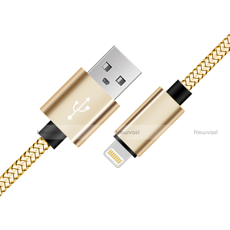 Charger USB Data Cable Charging Cord L07 for Apple iPhone 6 Plus Gold