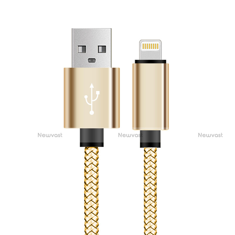 Charger USB Data Cable Charging Cord L07 for Apple iPhone 8 Plus Gold