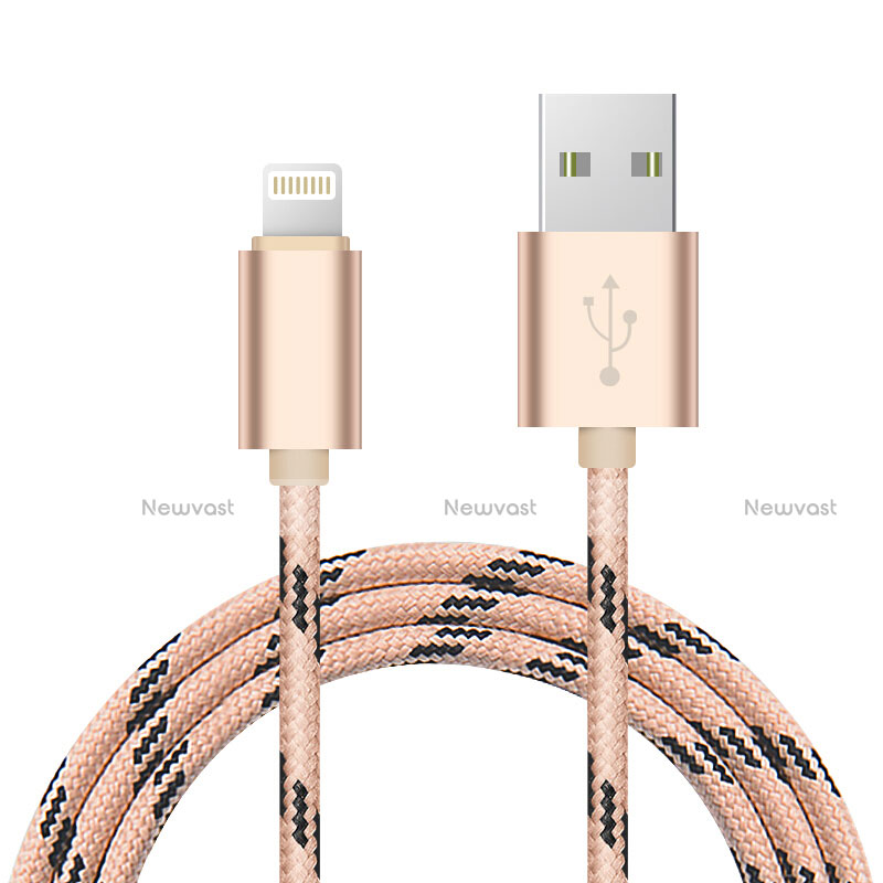 Charger USB Data Cable Charging Cord L10 for Apple iPad 4 Gold