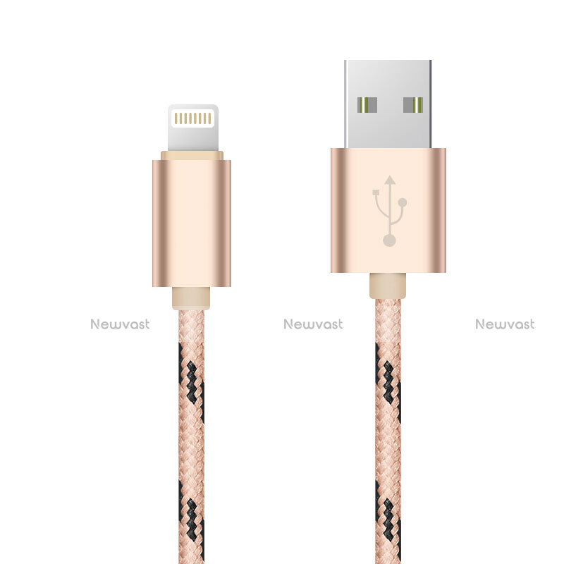 Charger USB Data Cable Charging Cord L10 for Apple iPhone 5C Gold