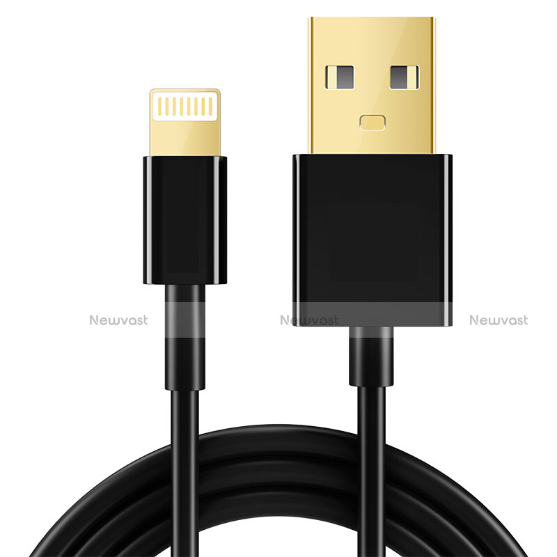 Charger USB Data Cable Charging Cord L12 for Apple iPhone Xs Black