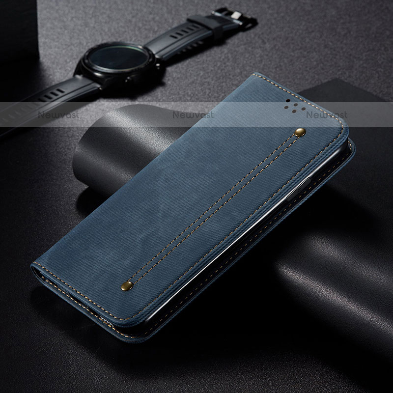 Cloth Case Stands Flip Cover B01S for Samsung Galaxy F12