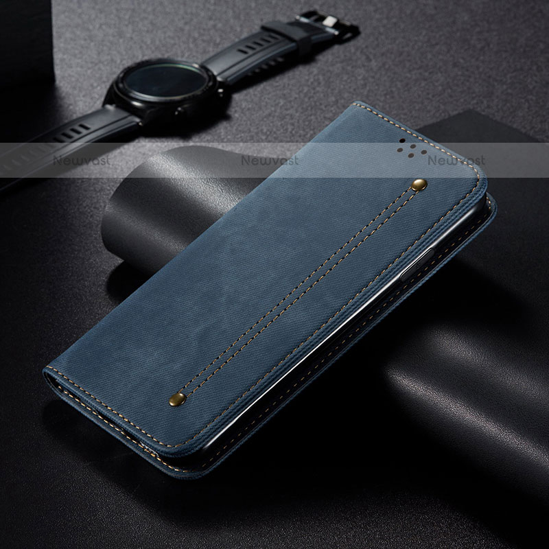 Cloth Case Stands Flip Cover B01S for Samsung Galaxy M52 5G
