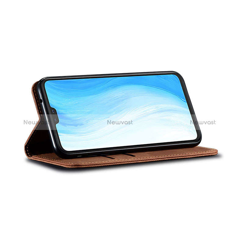 Cloth Case Stands Flip Cover B01S for Vivo V20 (2021)