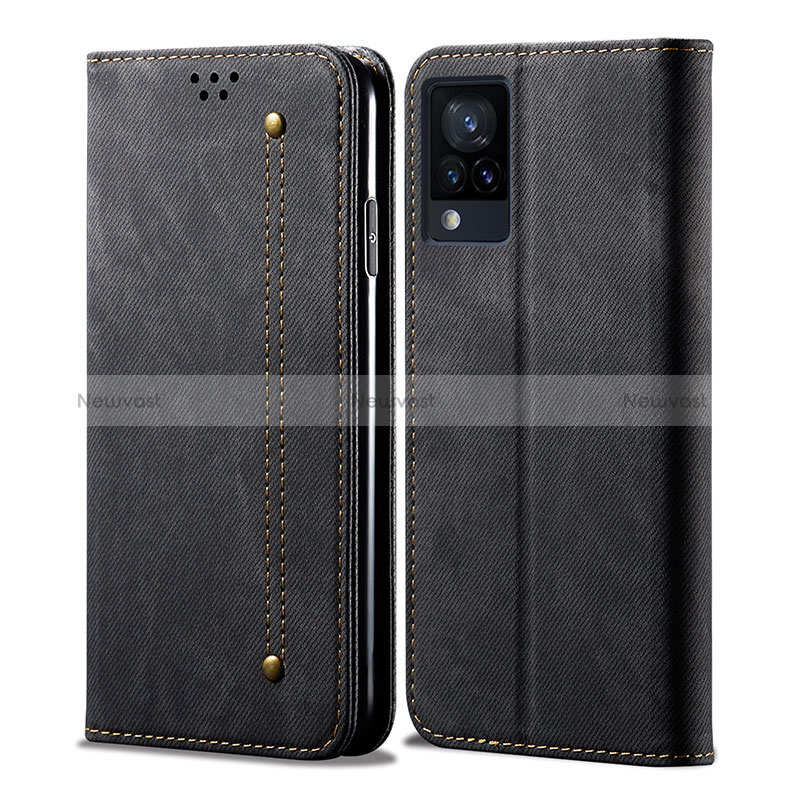 Cloth Case Stands Flip Cover B01S for Vivo V21e 4G