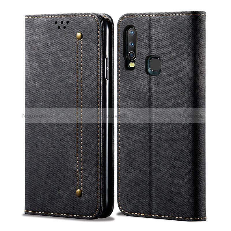 Cloth Case Stands Flip Cover B01S for Vivo Y17