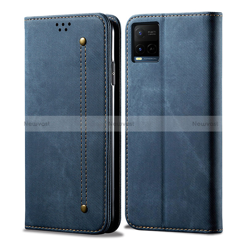 Cloth Case Stands Flip Cover B01S for Vivo Y21