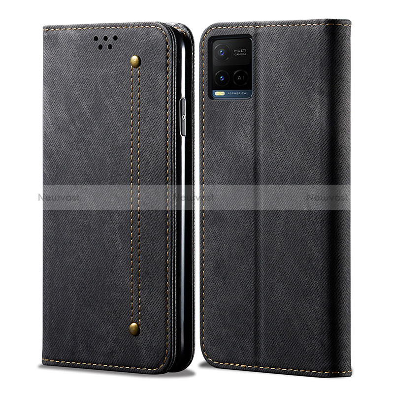 Cloth Case Stands Flip Cover B01S for Vivo Y21a