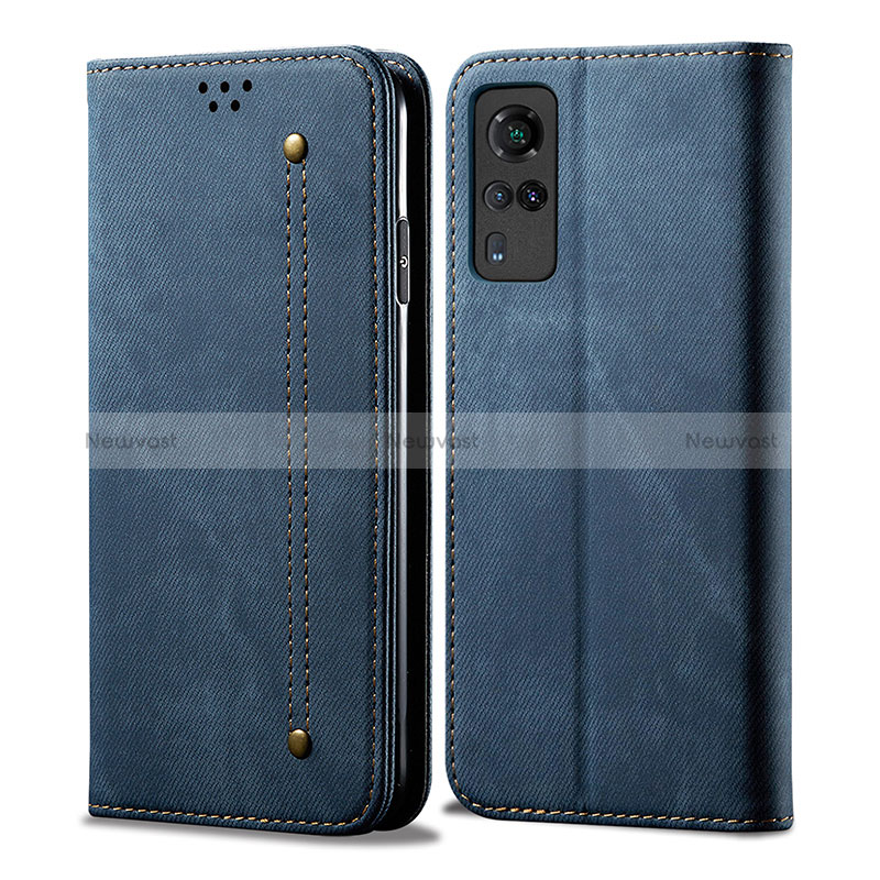 Cloth Case Stands Flip Cover B01S for Vivo Y31 (2021)