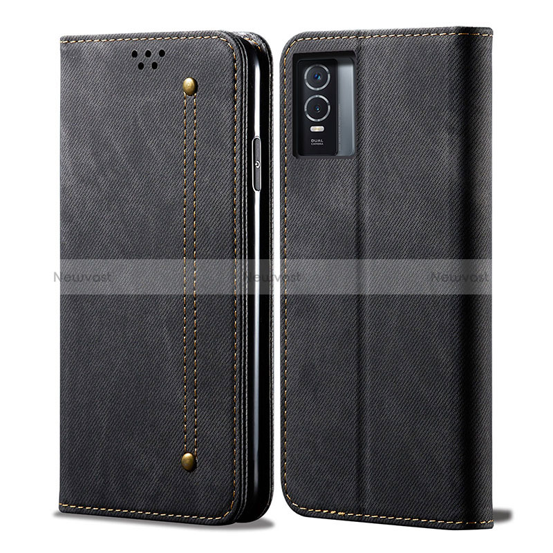 Cloth Case Stands Flip Cover B01S for Vivo Y74s 5G