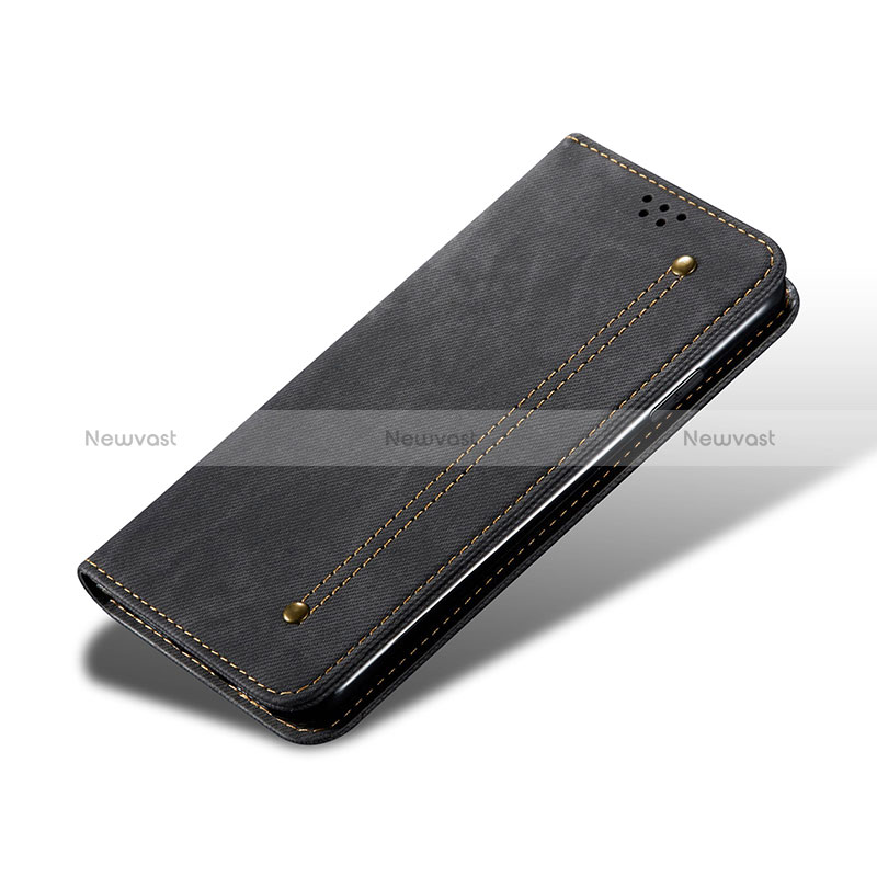 Cloth Case Stands Flip Cover B01S for Xiaomi Mi 13 Pro 5G Black