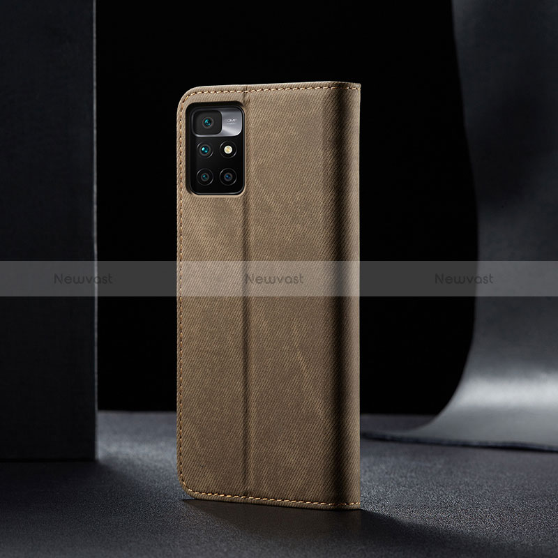 Cloth Case Stands Flip Cover B01S for Xiaomi Redmi 10 (2022)