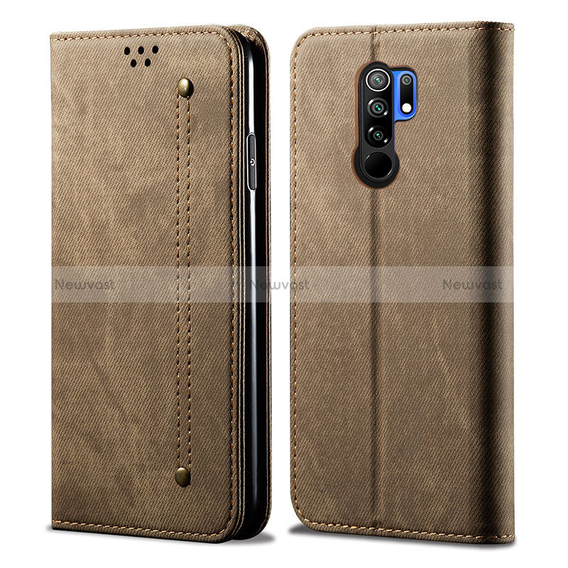 Cloth Case Stands Flip Cover B01S for Xiaomi Redmi 9