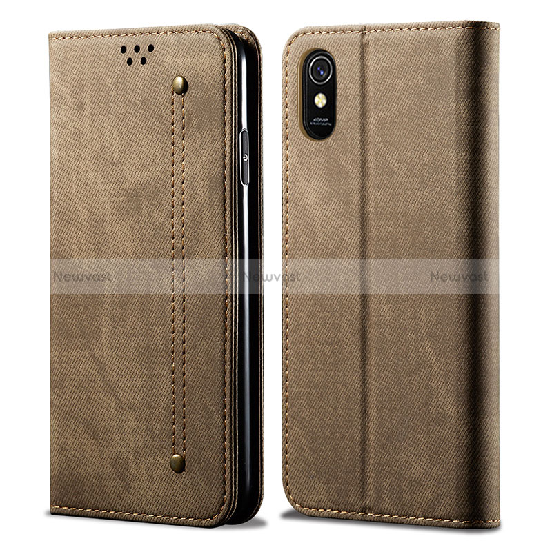 Cloth Case Stands Flip Cover B01S for Xiaomi Redmi 9A