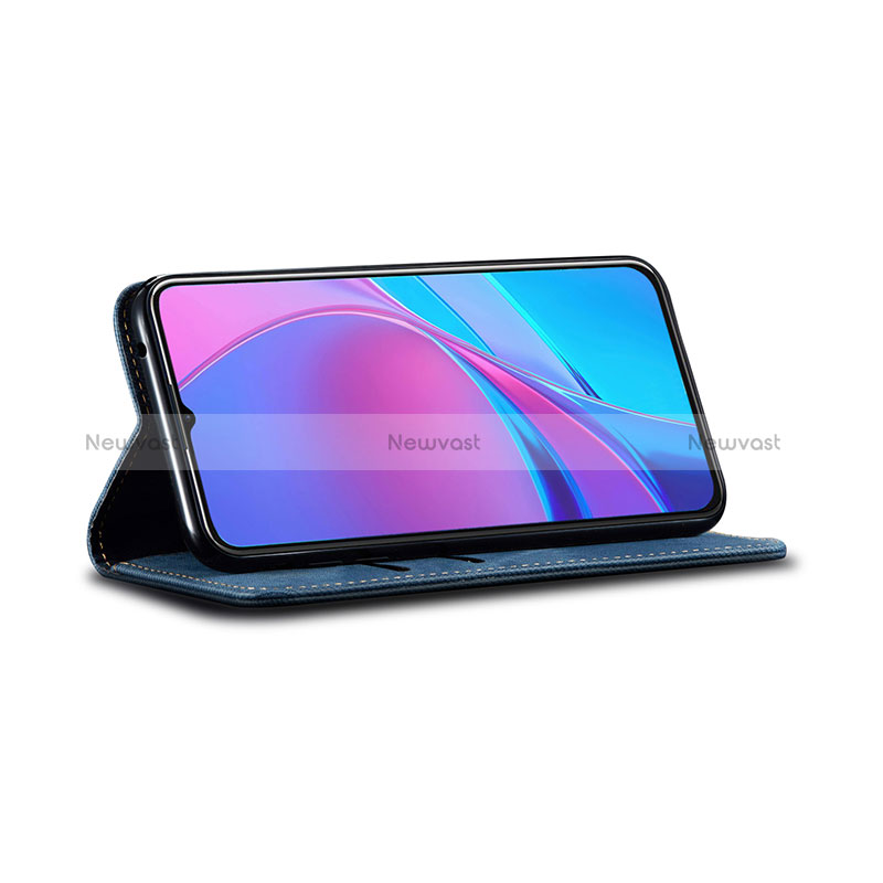 Cloth Case Stands Flip Cover B01S for Xiaomi Redmi 9A