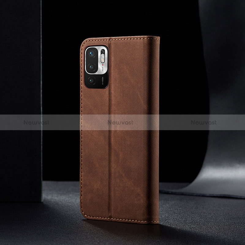 Cloth Case Stands Flip Cover B01S for Xiaomi Redmi Note 10 5G